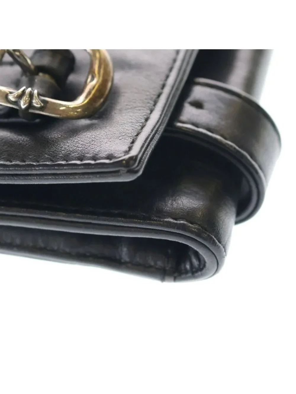 Chrome Hearts Scissor Case Cross Ball Clip Gunslinger Belt Leather Shoulder Bag